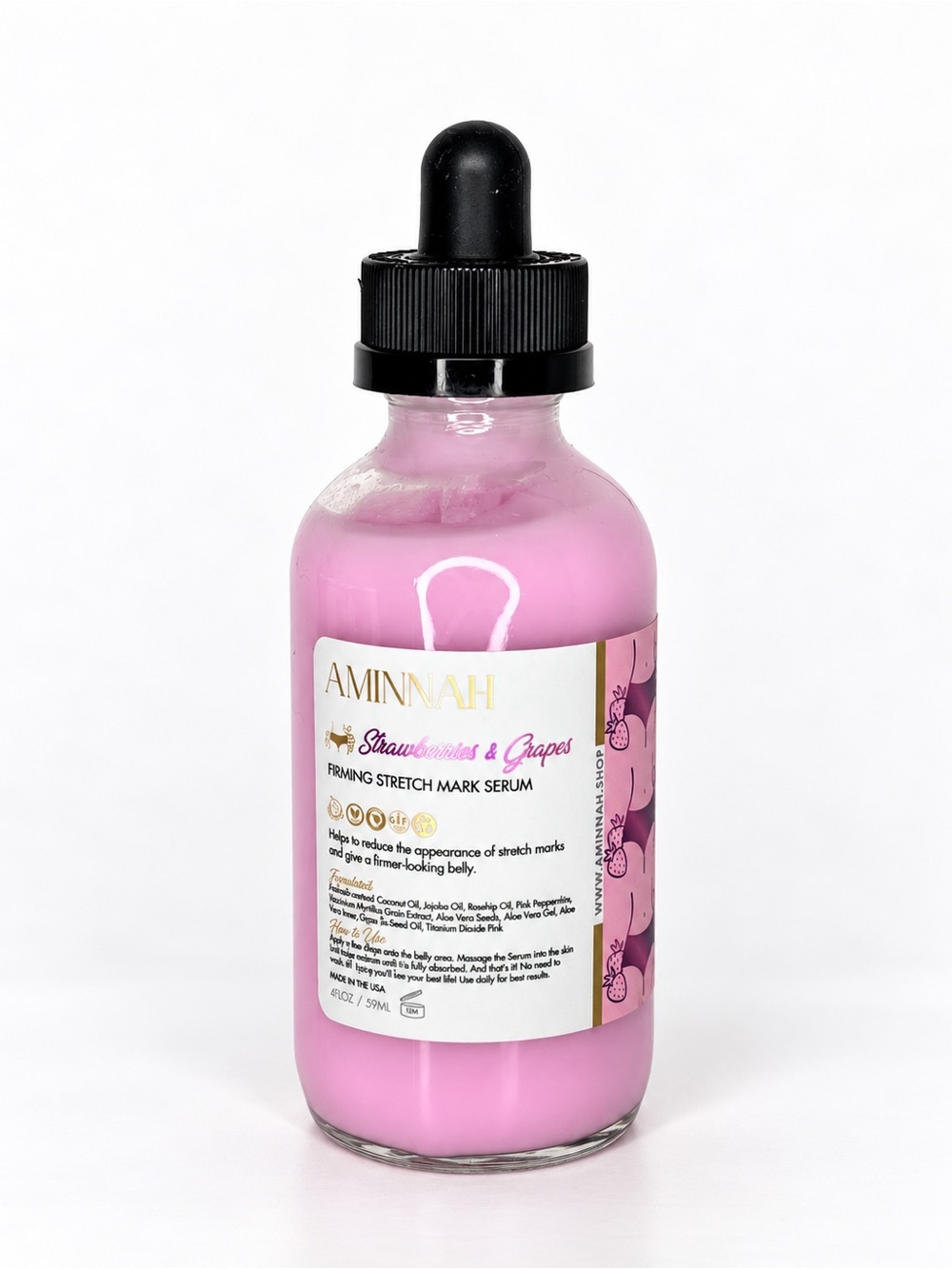 AMINNAH Strawberries & Grapes Firming Stretch Mark Serum